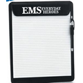 EMS Everyday Heroes: The Thin White Line Leatherette Magnetic Clipboard & Stylus Pen